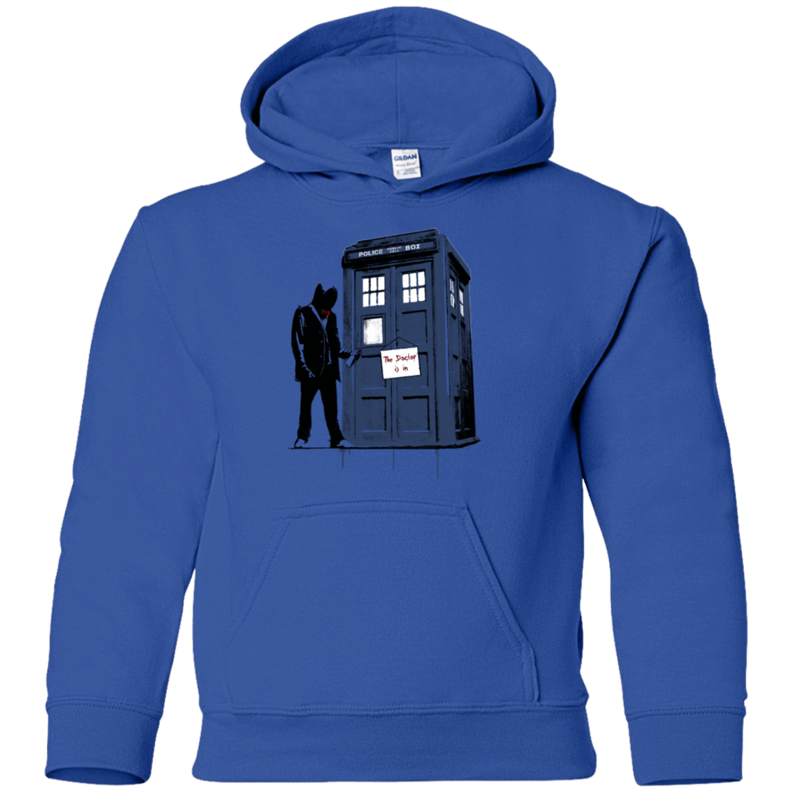 Sweatshirts Royal / YS Exit Through Tardis Youth Hoodie
