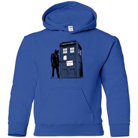 Sweatshirts Royal / YS Exit Through Tardis Youth Hoodie