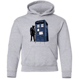 Sweatshirts Sport Grey / YS Exit Through Tardis Youth Hoodie