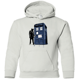 Sweatshirts White / YS Exit Through Tardis Youth Hoodie