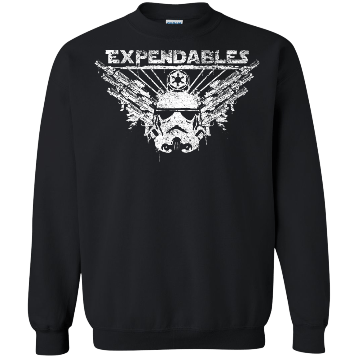 Sweatshirts Black / S Expendable Troopers Crewneck Sweatshirt