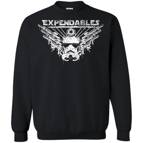 Sweatshirts Black / S Expendable Troopers Crewneck Sweatshirt