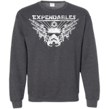 Sweatshirts Dark Heather / S Expendable Troopers Crewneck Sweatshirt
