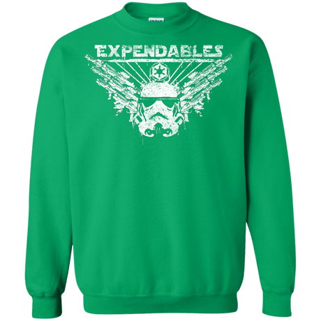 Sweatshirts Irish Green / S Expendable Troopers Crewneck Sweatshirt