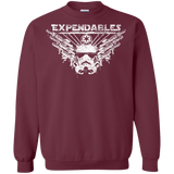 Sweatshirts Maroon / S Expendable Troopers Crewneck Sweatshirt