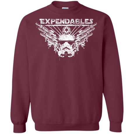 Sweatshirts Maroon / S Expendable Troopers Crewneck Sweatshirt