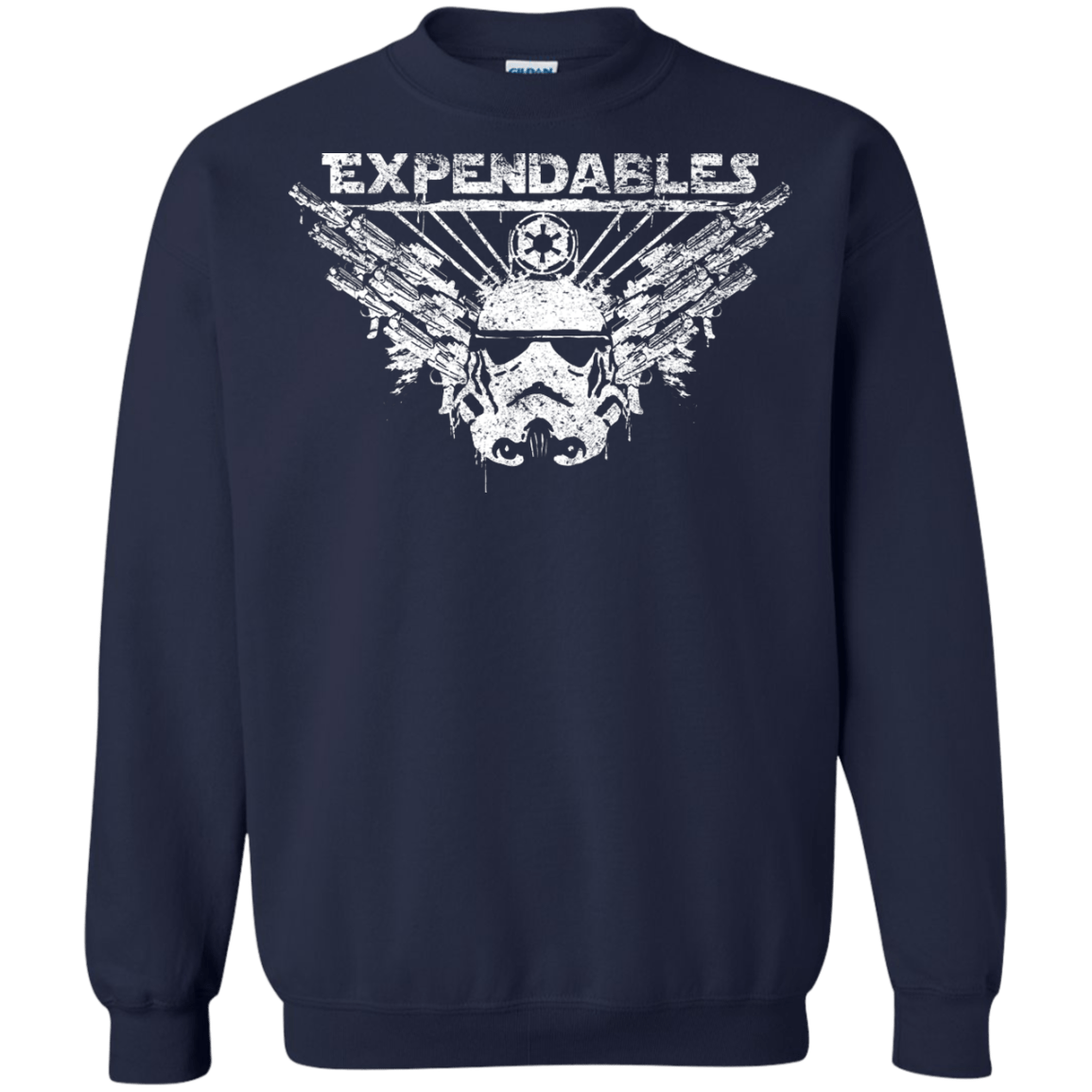 Sweatshirts Navy / S Expendable Troopers Crewneck Sweatshirt