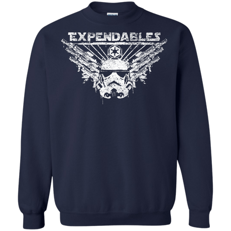 Sweatshirts Navy / S Expendable Troopers Crewneck Sweatshirt