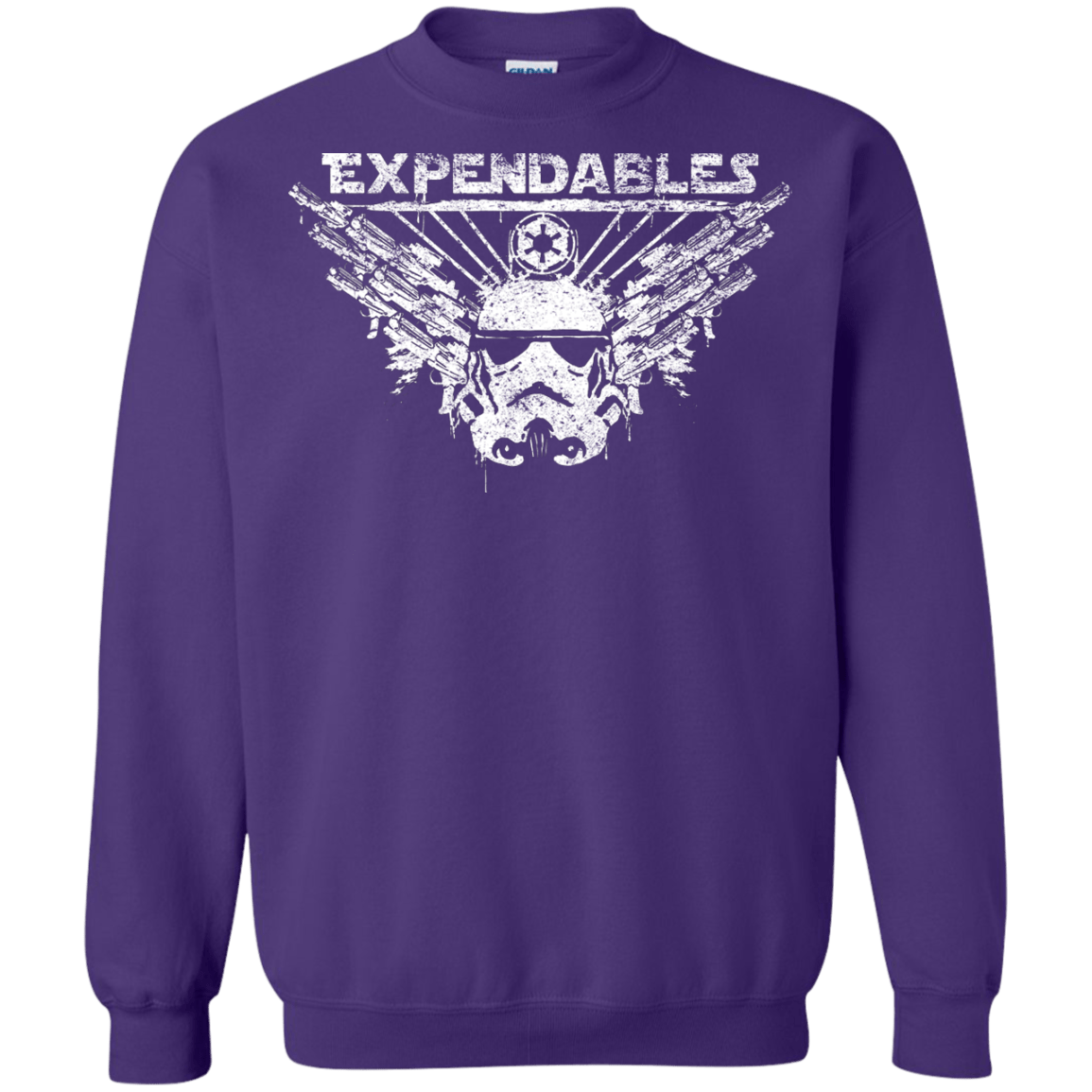Sweatshirts Purple / S Expendable Troopers Crewneck Sweatshirt