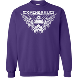 Sweatshirts Purple / S Expendable Troopers Crewneck Sweatshirt