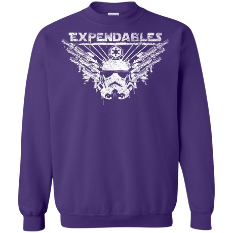 Sweatshirts Purple / S Expendable Troopers Crewneck Sweatshirt
