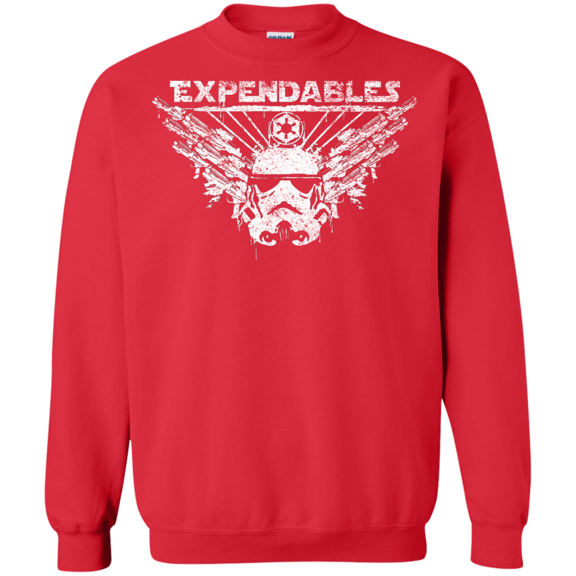 Sweatshirts Red / S Expendable Troopers Crewneck Sweatshirt