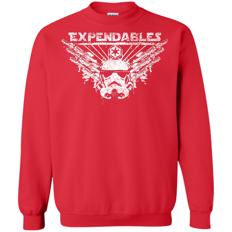 Sweatshirts Red / S Expendable Troopers Crewneck Sweatshirt