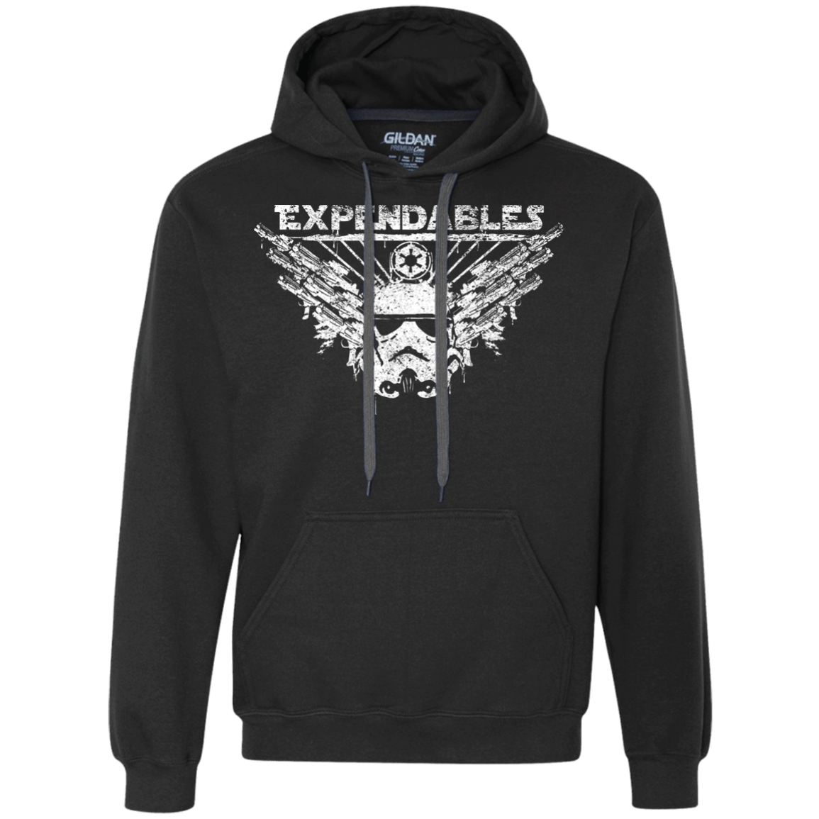 Sweatshirts Black / S Expendable Troopers Premium Fleece Hoodie
