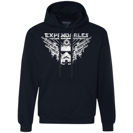 Sweatshirts Navy / S Expendable Troopers Premium Fleece Hoodie