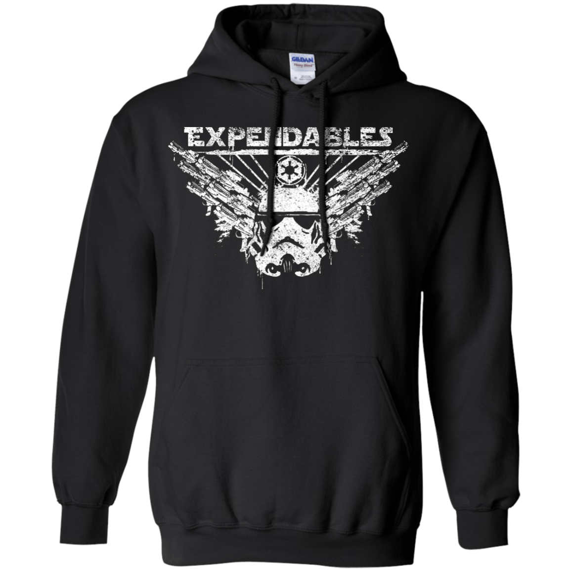 Sweatshirts Black / S Expendable Troopers Pullover Hoodie