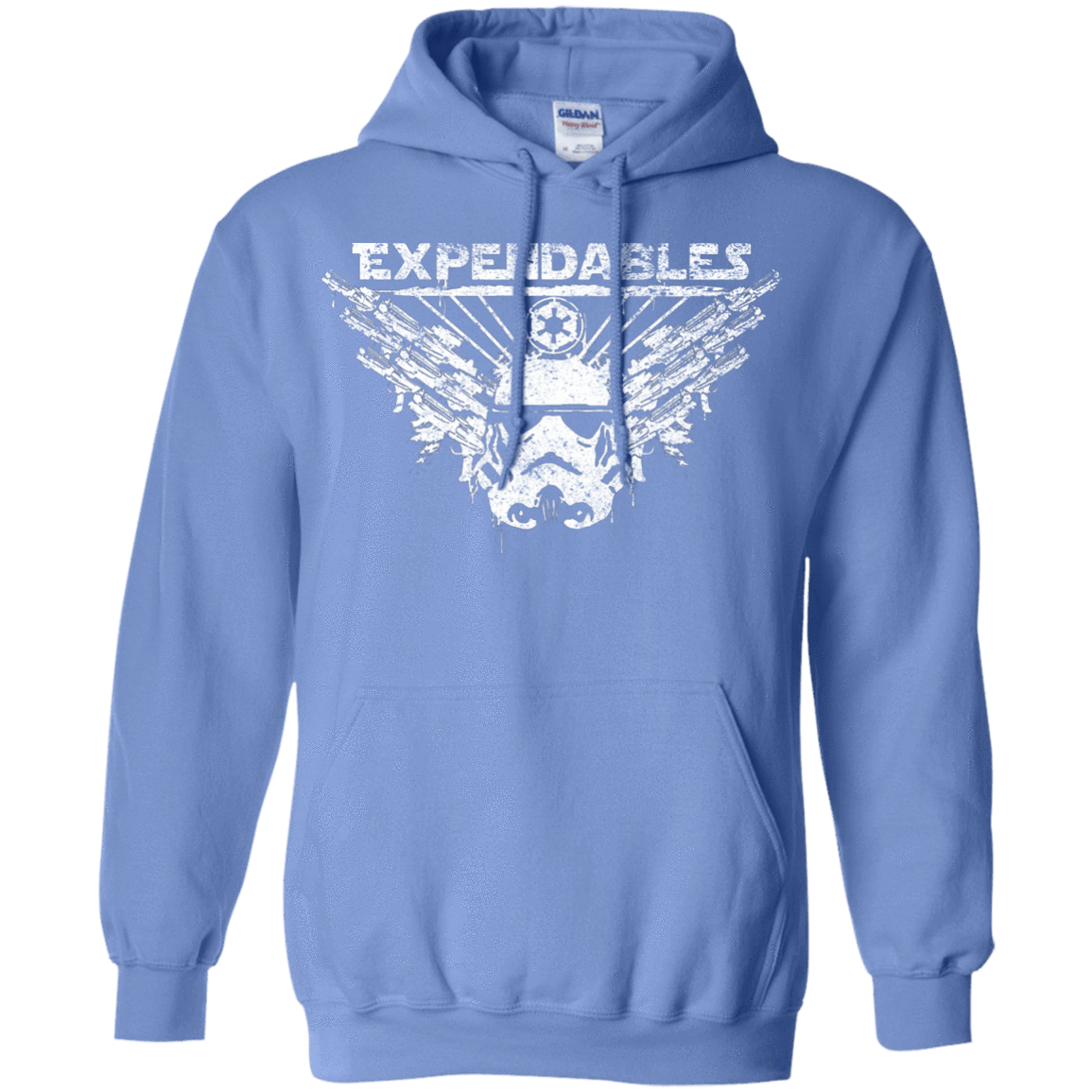Sweatshirts Carolina Blue / S Expendable Troopers Pullover Hoodie