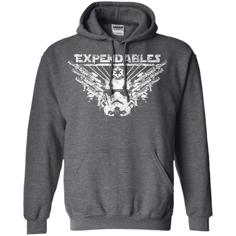 Sweatshirts Dark Heather / S Expendable Troopers Pullover Hoodie