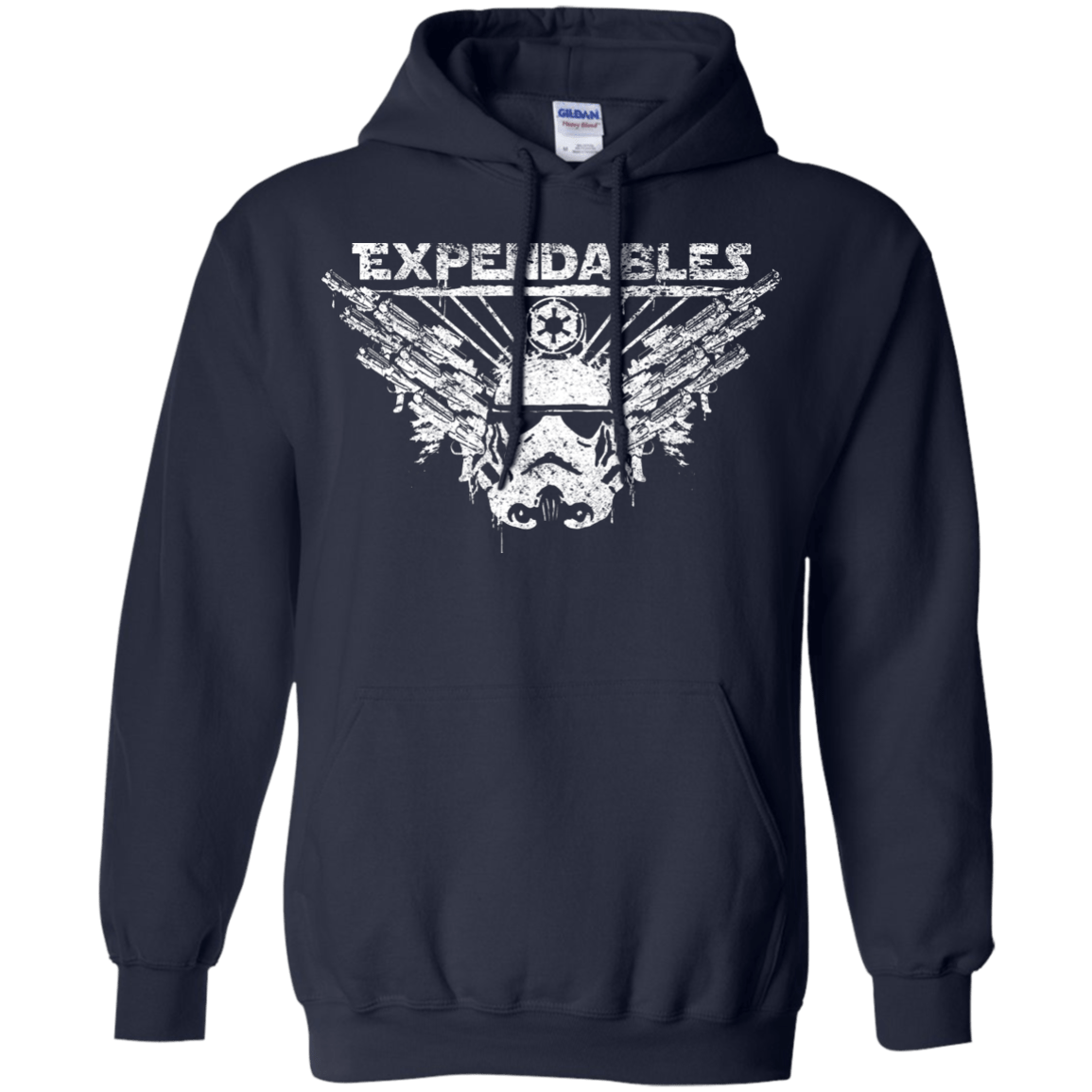 Sweatshirts Navy / S Expendable Troopers Pullover Hoodie