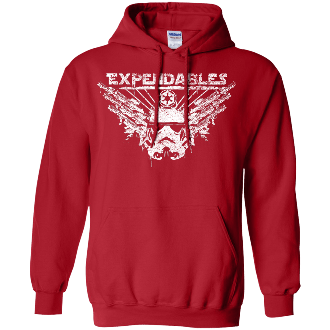 Sweatshirts Red / S Expendable Troopers Pullover Hoodie