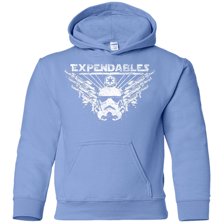 Sweatshirts Carolina Blue / YS Expendable Troopers Youth Hoodie