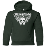 Sweatshirts Forest Green / YS Expendable Troopers Youth Hoodie