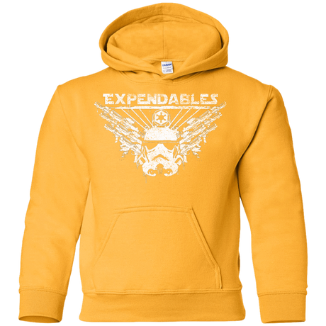 Sweatshirts Gold / YS Expendable Troopers Youth Hoodie