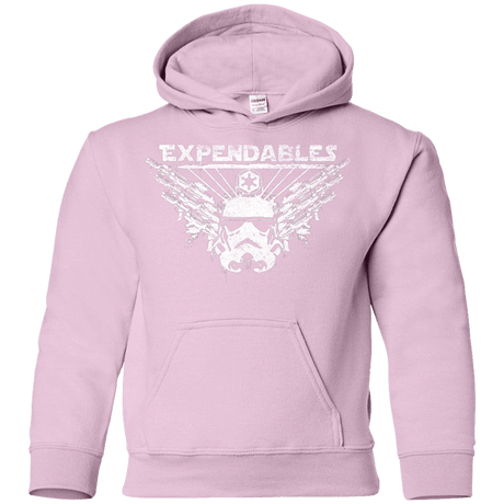 Sweatshirts Light Pink / YS Expendable Troopers Youth Hoodie