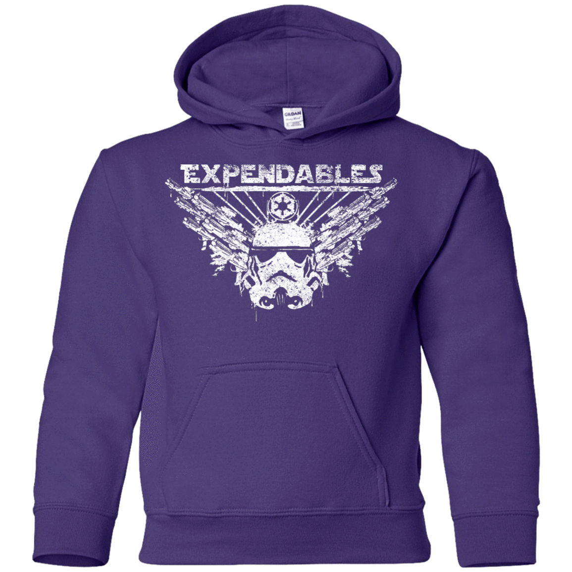 Sweatshirts Purple / YS Expendable Troopers Youth Hoodie