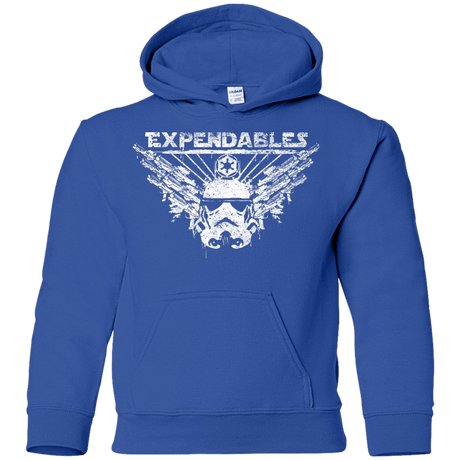 Sweatshirts Royal / YS Expendable Troopers Youth Hoodie