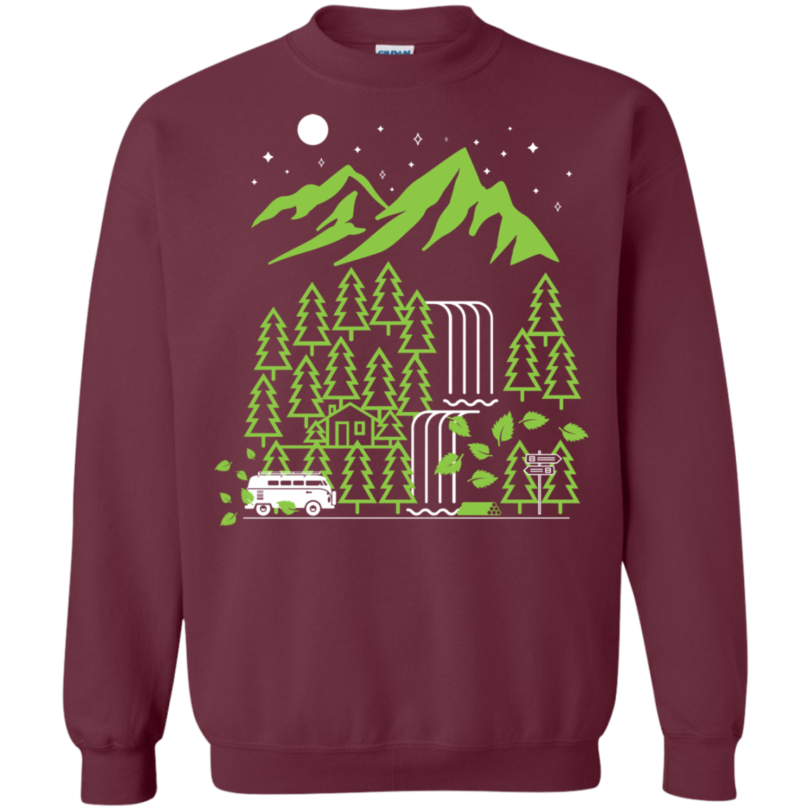 Sweatshirts Maroon / S Explore More Crewneck Sweatshirt
