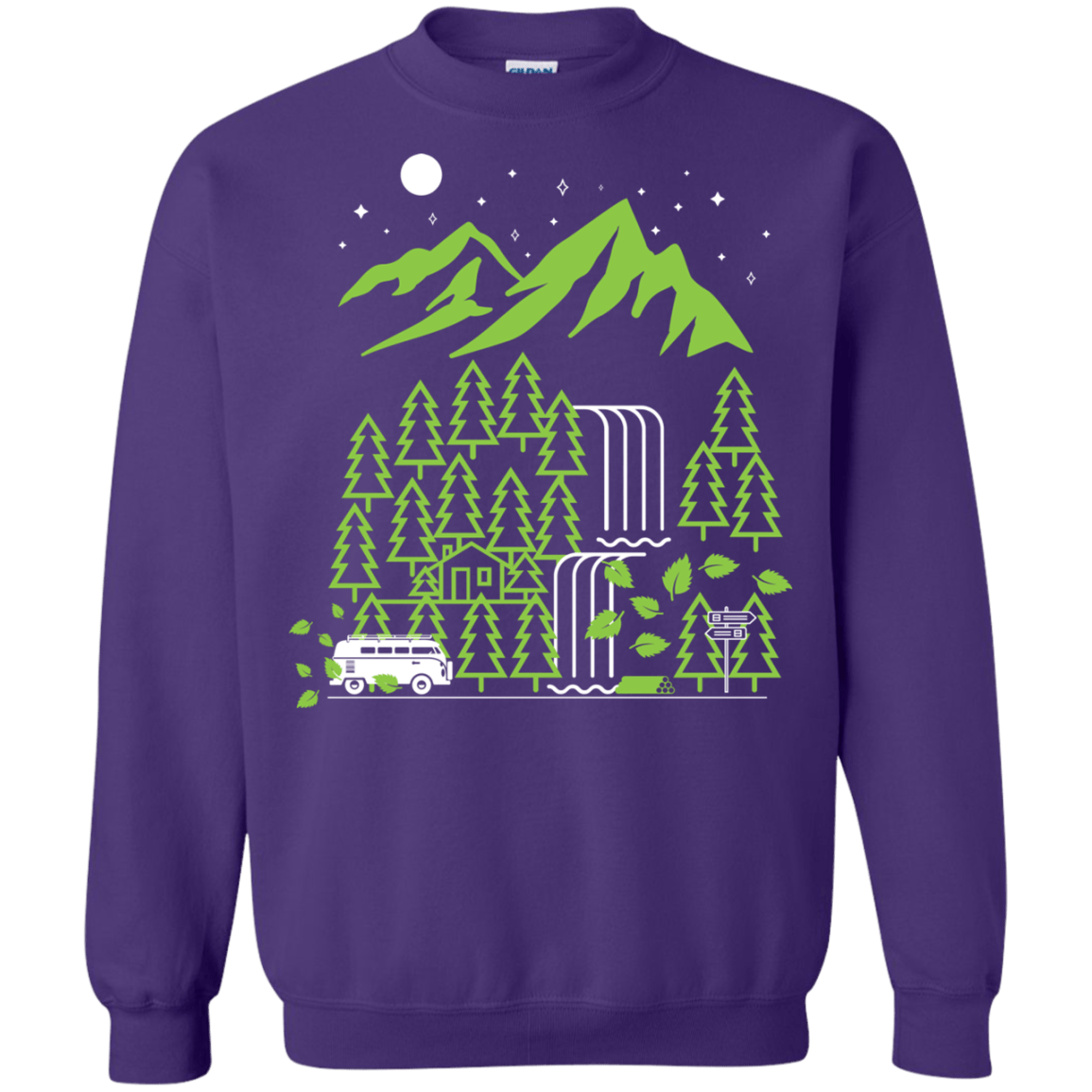 Sweatshirts Purple / S Explore More Crewneck Sweatshirt