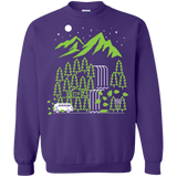 Sweatshirts Purple / S Explore More Crewneck Sweatshirt