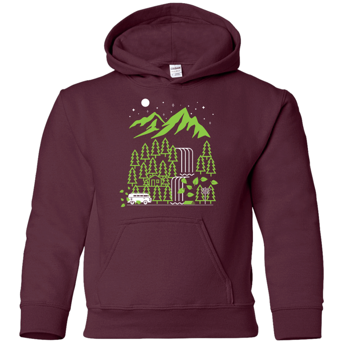 Sweatshirts Maroon / YS Explore More Youth Hoodie