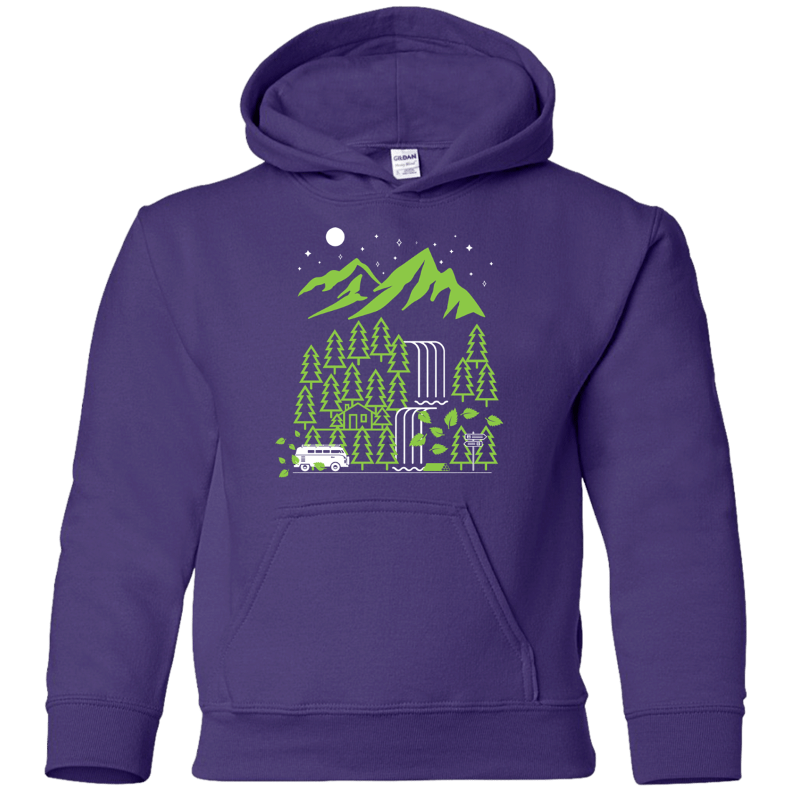 Sweatshirts Purple / YS Explore More Youth Hoodie