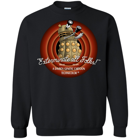 Sweatshirts Black / Small Exterminate All Folks Crewneck Sweatshirt
