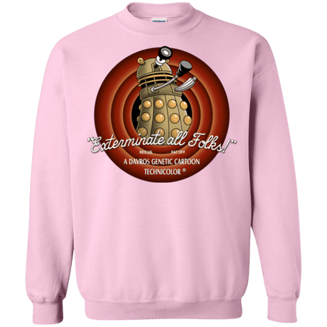 Sweatshirts Light Pink / Small Exterminate All Folks Crewneck Sweatshirt