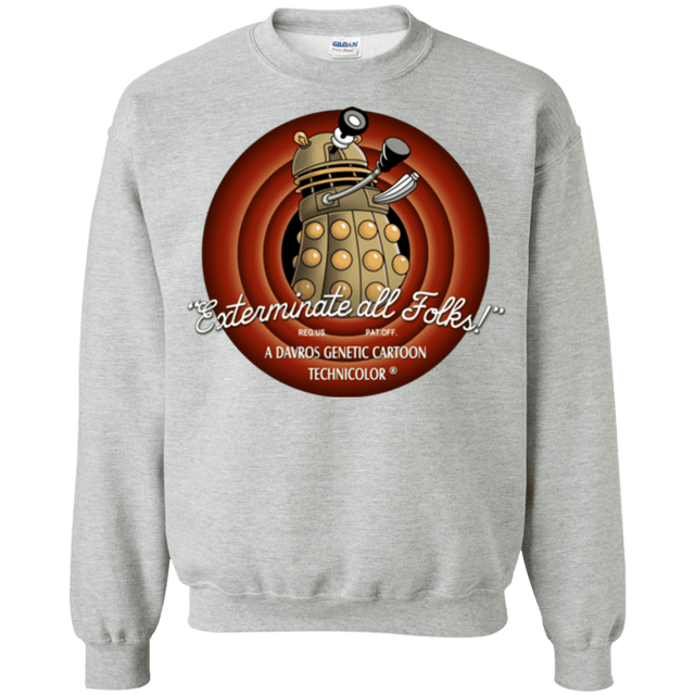 Sweatshirts Sport Grey / Small Exterminate All Folks Crewneck Sweatshirt