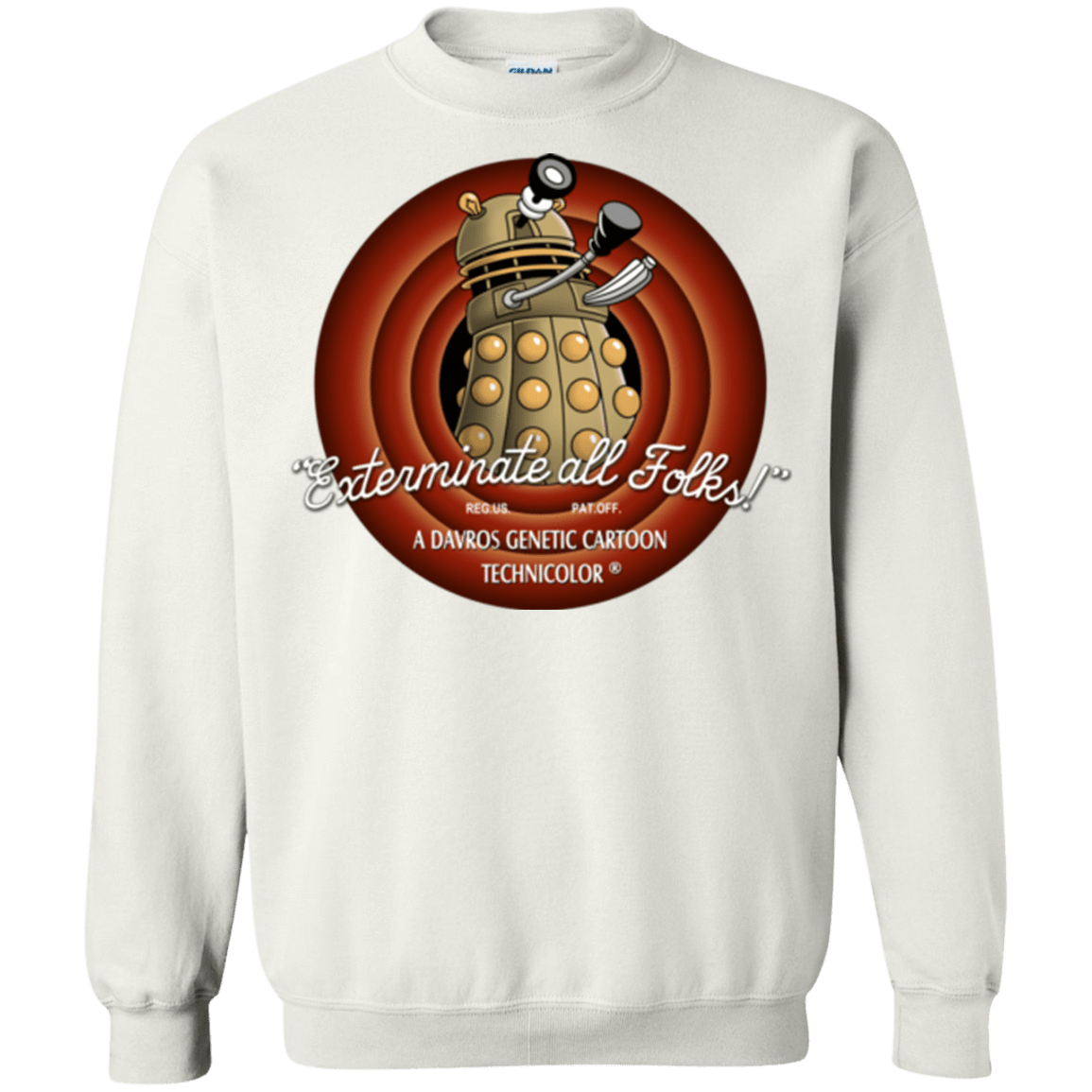 Sweatshirts White / Small Exterminate All Folks Crewneck Sweatshirt