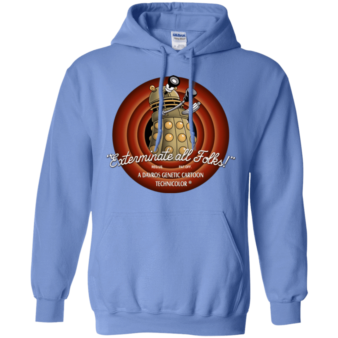 Sweatshirts Carolina Blue / Small Exterminate All Folks Pullover Hoodie