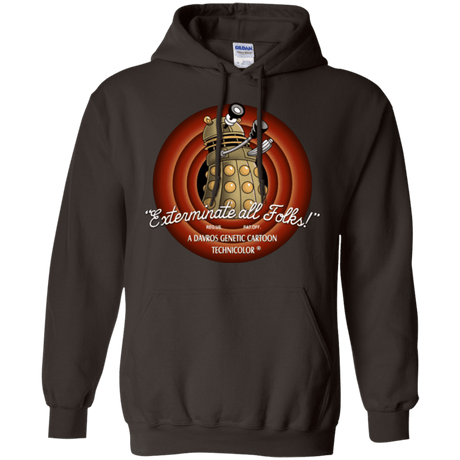Sweatshirts Dark Chocolate / Small Exterminate All Folks Pullover Hoodie