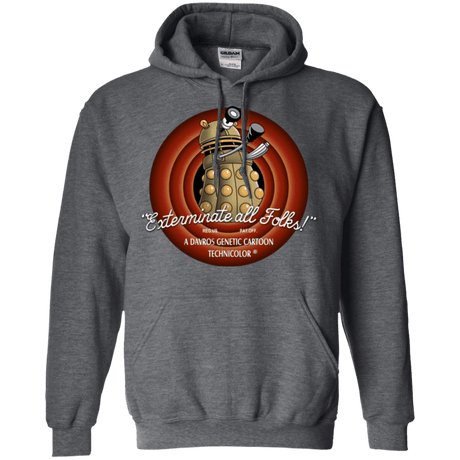 Sweatshirts Dark Heather / Small Exterminate All Folks Pullover Hoodie