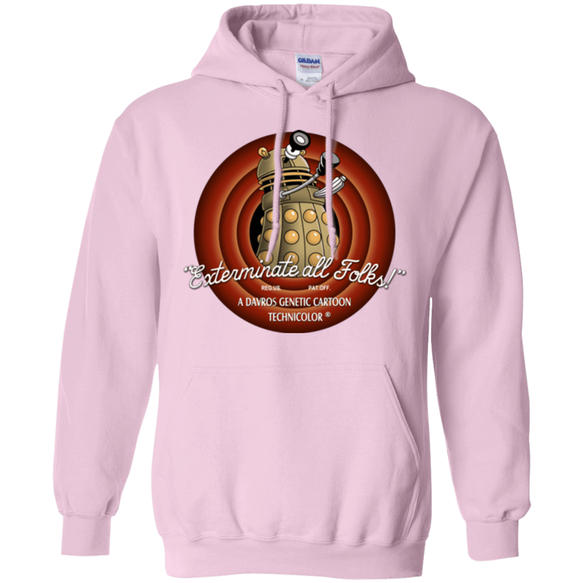 Sweatshirts Light Pink / Small Exterminate All Folks Pullover Hoodie