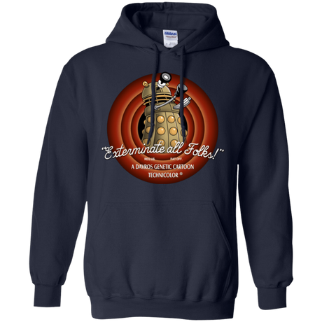 Sweatshirts Navy / Small Exterminate All Folks Pullover Hoodie