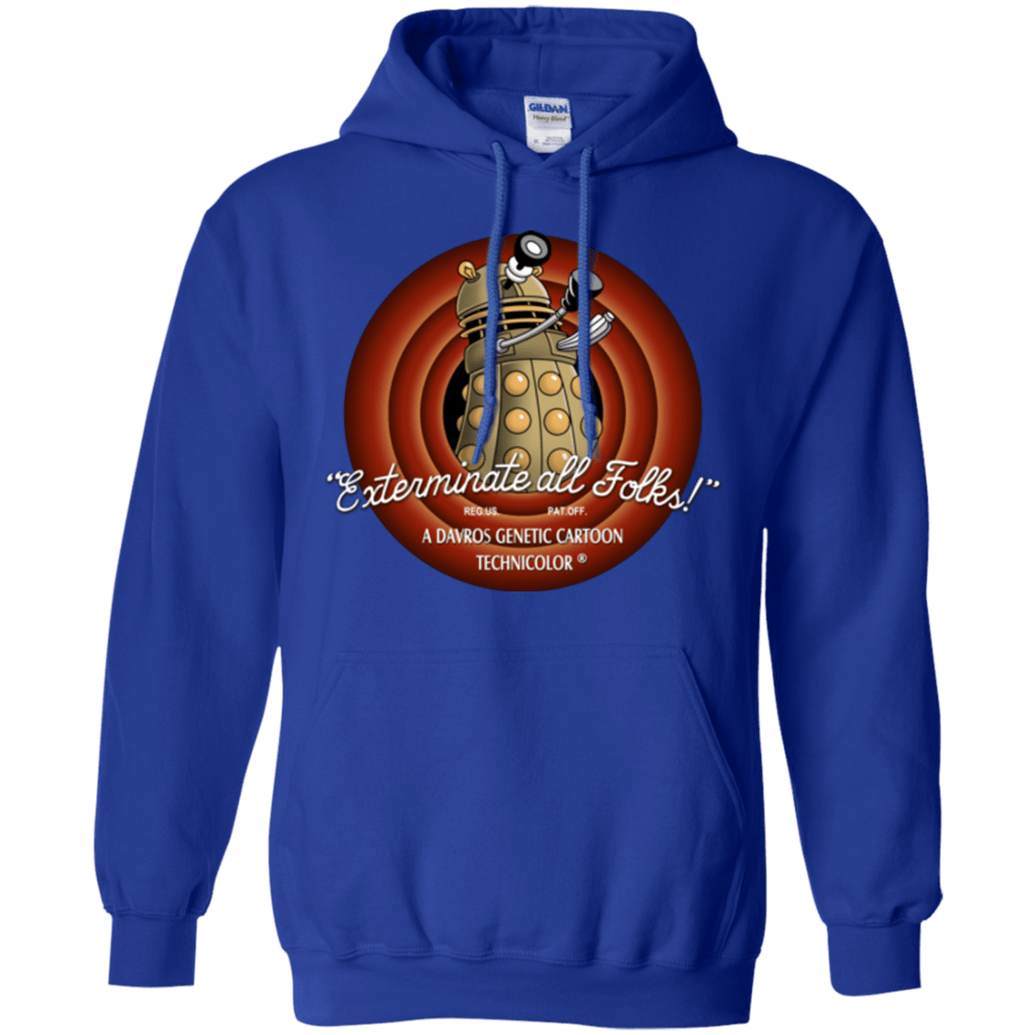 Sweatshirts Royal / Small Exterminate All Folks Pullover Hoodie