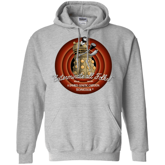 Sweatshirts Sport Grey / Small Exterminate All Folks Pullover Hoodie