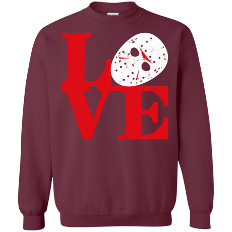 Sweatshirts Maroon / S F13 Love Crewneck Sweatshirt