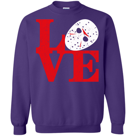 Sweatshirts Purple / S F13 Love Crewneck Sweatshirt