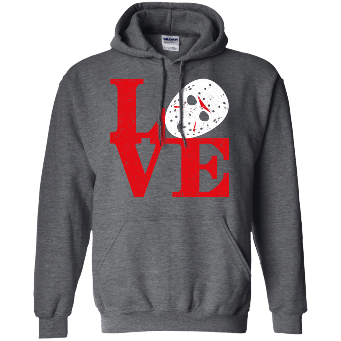 Sweatshirts Dark Heather / S F13 Love Pullover Hoodie