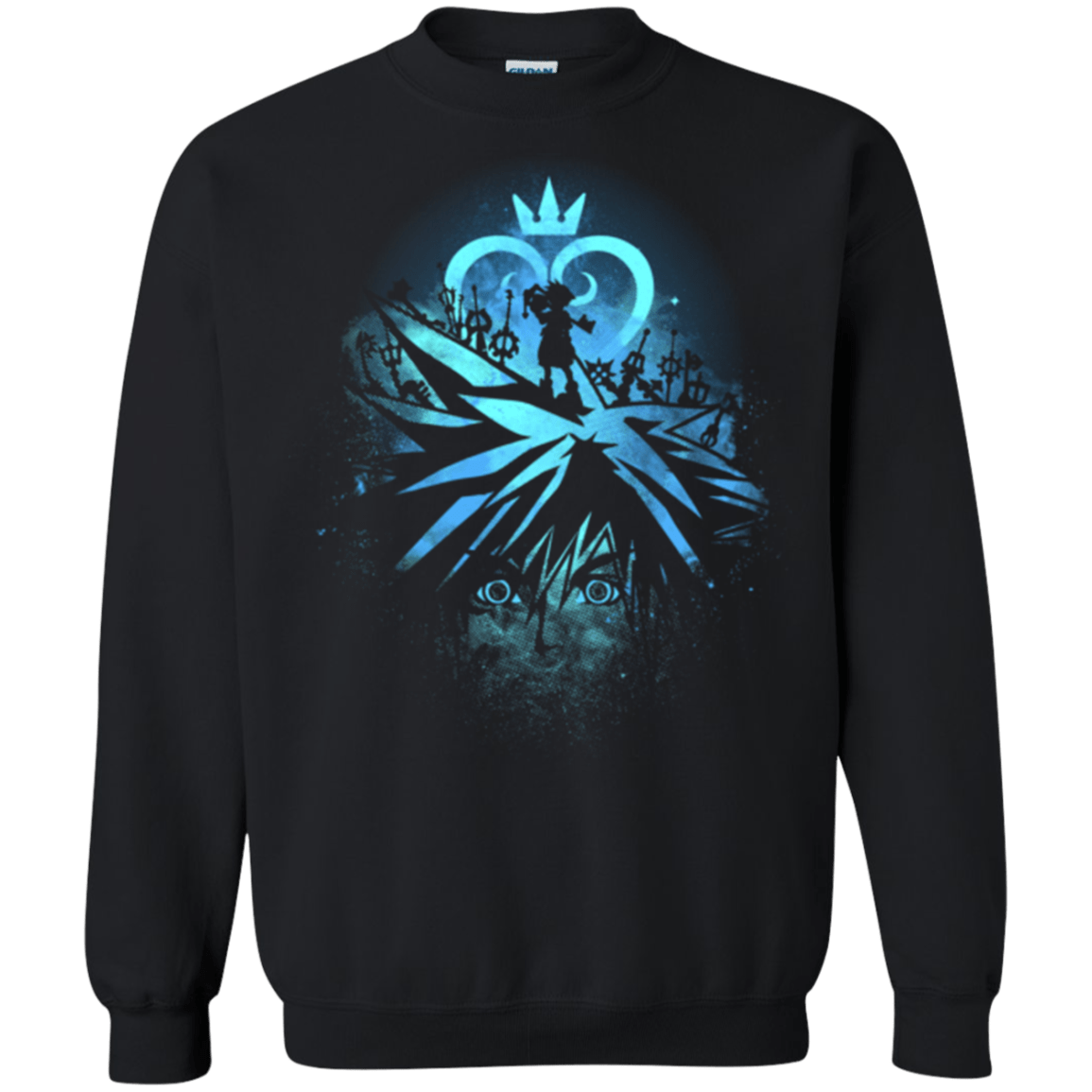 Sweatshirts Black / Small Face of Kingdom Crewneck Sweatshirt